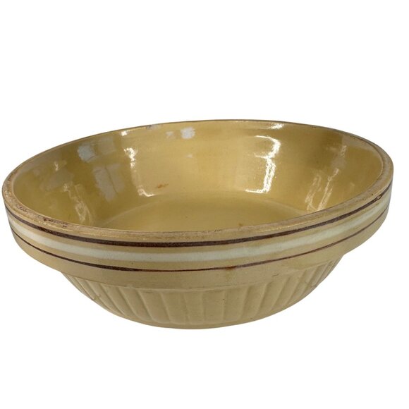 Redwing Saffron Ware Shallow Baker Pie Plate Stoneware 9